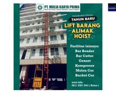 Sewa Lift Barang | Alimak | Hoist | 	Kota Surabaya Timur PT. Mulia Karya Prima