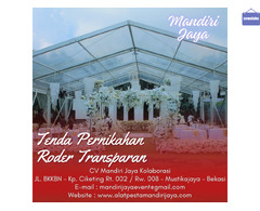 Sewa Tenda Roder Transparan Pernikahan Jakarta