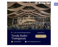 Tempat Sewa Tenda Transparan Roder Siap Setting Bandung