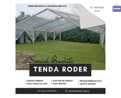 Sewa Tenda Roder Transparan Harga Besaing Ready Stock Bekasi