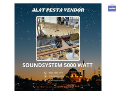 Rental Soundsystem 5000 watt sejabodetabek dan sekitarnya
