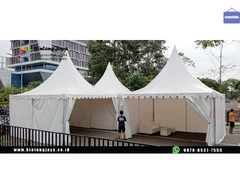 Sewa Tenda Kerucut Booth Jualan Festival Wilayah Bogor Selatan