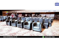 Sewa Kursi Sofa Oval Hitam Elegant Area Baranangsiang Bogor Timur