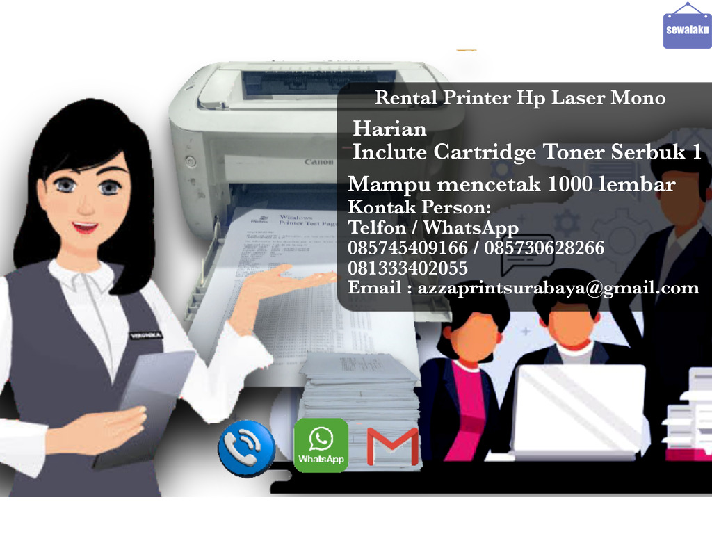 rental printer LaserJet surabaya